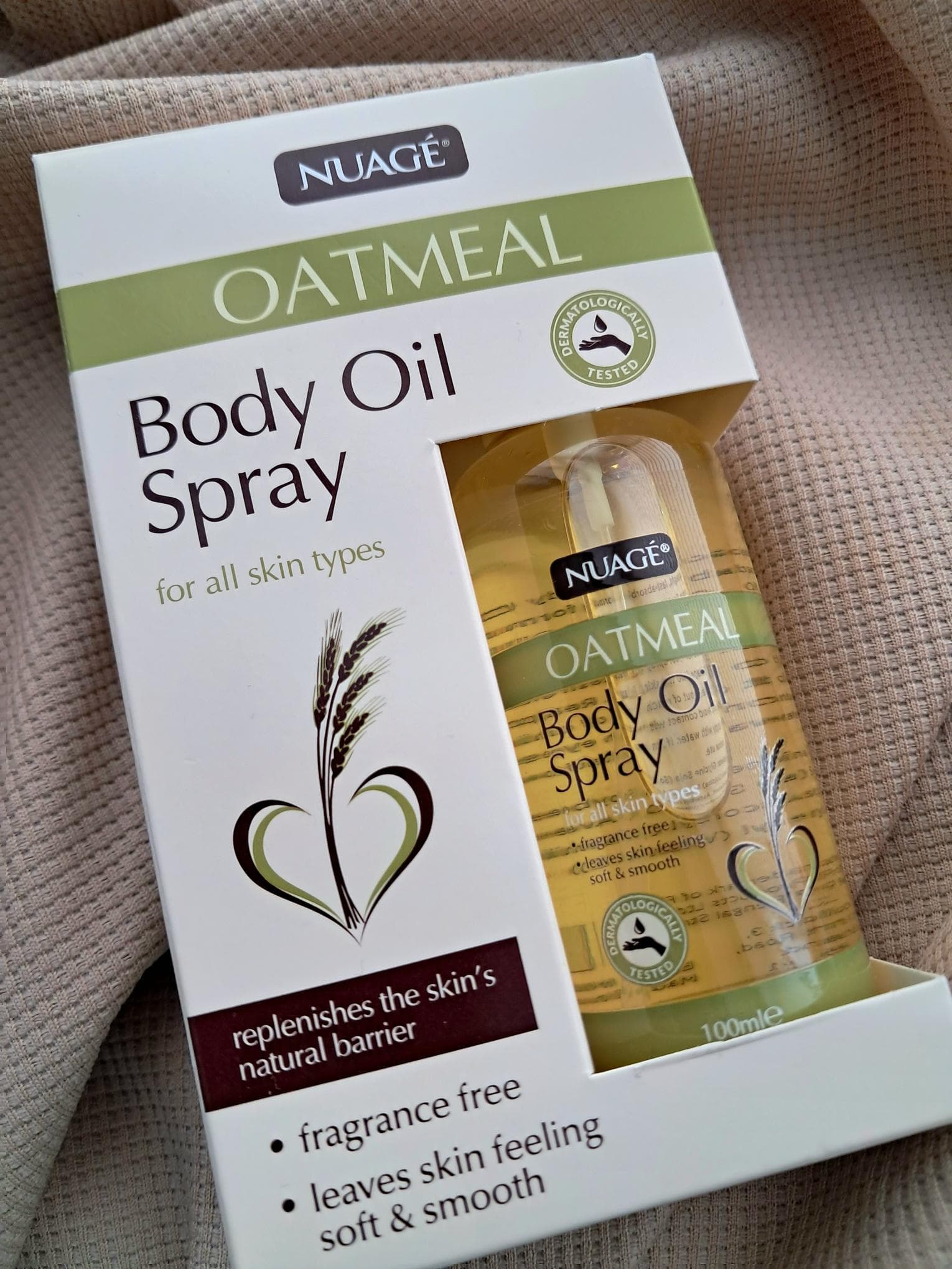 NUAGE NUAGE OATMEAL BODY OIL SPRAY – original fragrance Uganda